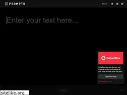Sites similar to promptr.co