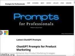 Sites similar to promptsforprofessionals.com