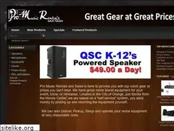 Sites similar to promusicrentalsoc.com