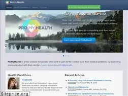 Sites similar to promyhealth.org