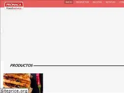 Sites similar to pronacafoodservice.com