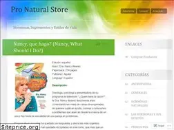 Sites similar to pronaturalstore.wordpress.com