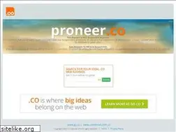 Sites similar to proneer.co