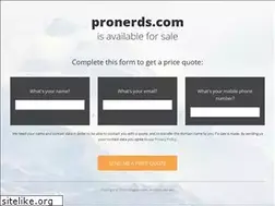 Sites similar to pronerds.com