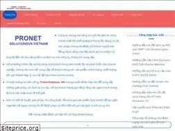 Sites similar to pronetsolutionsvn.com