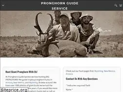 Sites similar to pronghornguideservice.com