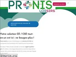Sites similar to pronisloisirs.com