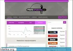 Sites similar to pronoapuestas.com