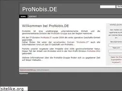 Sites similar to pronobis.de