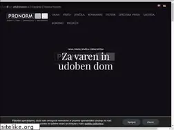 Sites similar to pronorm.si