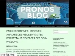 Sites similar to pronosblog.com
