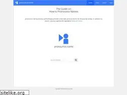 Sites similar to pronounce.name