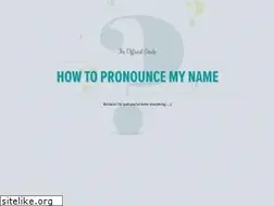 Sites similar to pronounce.yaronschoen.com