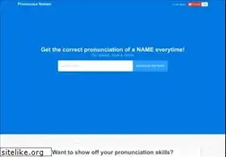 Sites similar to pronouncenames.com