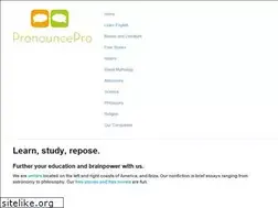 Sites similar to pronouncepro.com