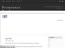 Sites similar to pronounceproducts.com