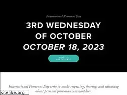 Sites similar to pronounsday.org