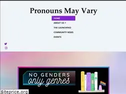 Sites similar to pronounsmayvary.com