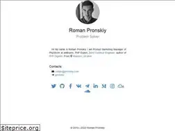 Sites similar to pronskiy.com