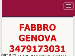 Sites similar to prontofabbroserraturegenova.it