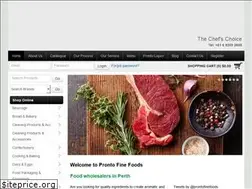 Sites similar to prontofinefoods.com.au