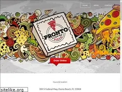 Sites similar to prontonystylepizza.com