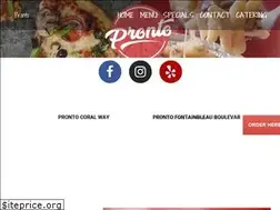 Sites similar to prontopizzaexpressmiami.com