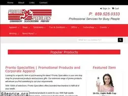 Sites similar to prontospecialties.com