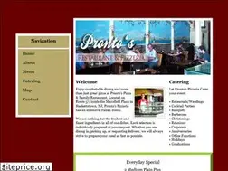 Sites similar to prontospizzeria.com