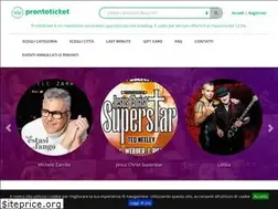 Sites similar to prontoticket.it