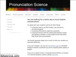 Sites similar to pronunciationscience.com