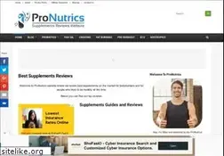 Sites similar to pronutrics.co