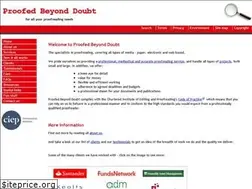 Sites similar to proofedbeyonddoubt.co.uk