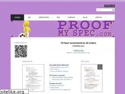 Sites similar to proofmyspec.com
