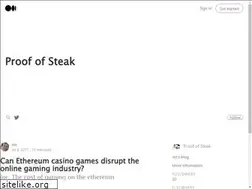 Sites similar to proofofsteak.com