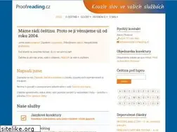 Sites similar to proofreading.cz