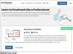 Sites similar to proofreadingacademy.com
