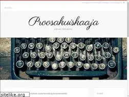 Sites similar to proosakuiskaaja.fi
