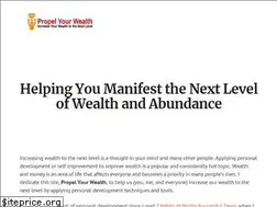 Sites similar to propelyourwealth.com