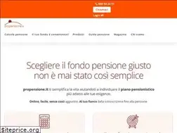 Sites similar to propensione.it