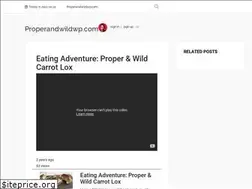 Sites similar to properandwildwp.com