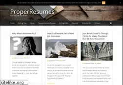 Sites similar to properresumes.com