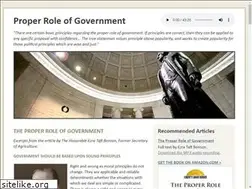 Sites similar to properroleofgovernment.com