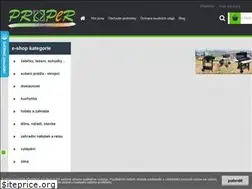 Sites similar to propershop.cz