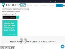 Sites similar to propersky.com
