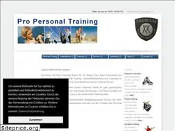 Sites similar to propersonaltraining.de