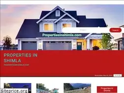 Sites similar to propertiesinshimla.com