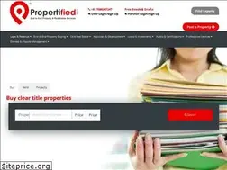 Sites similar to propertified.com
