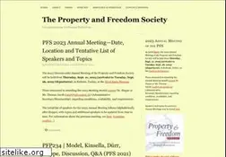 Sites similar to propertyandfreedom.org