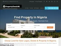 Sites similar to propertycheck.ng